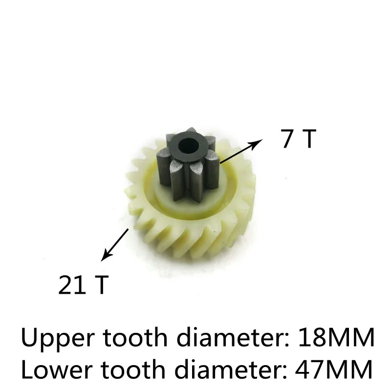 Deli Shredder Gear Deli 14409 14408 se 675 Motor de Conexão Dentes 21 Dentes Acessórios