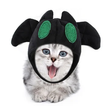 

2020 Cute Cartoon Pet Caps Halloween Festival Dress Up Bat Hat Head Gear Pet Supplies Funny Costume Cosplay Cats Dogs Hat