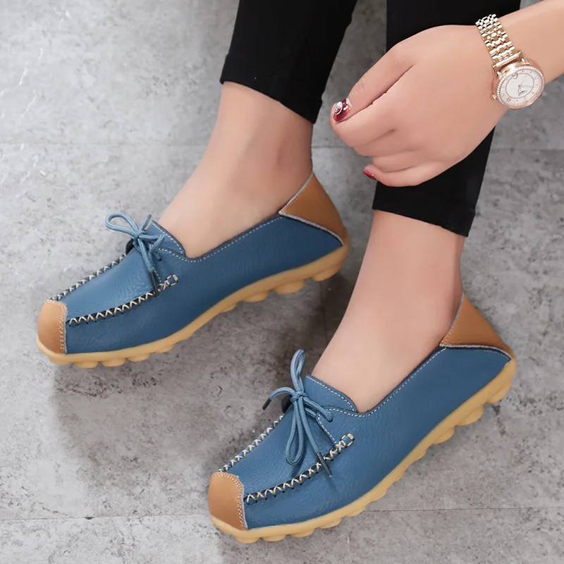 

2019 Spring Mom Shoes Soft Bottom Flat Double Purpose Step on Bottom Shoes Casual Shoes Anti-slip Maternity Shoes Shallow Mouth