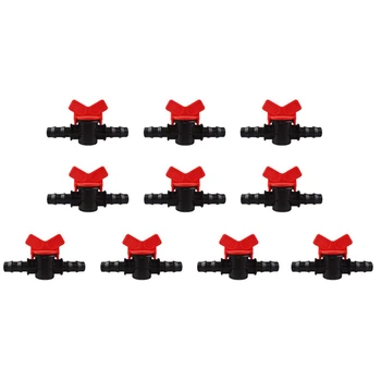 

Promotion! 10 Pcs Plastic Garden Faucet PE Hose Valve Irrigation Pipe Valve Switch Garden Watering Supplies 16mm x 16mm