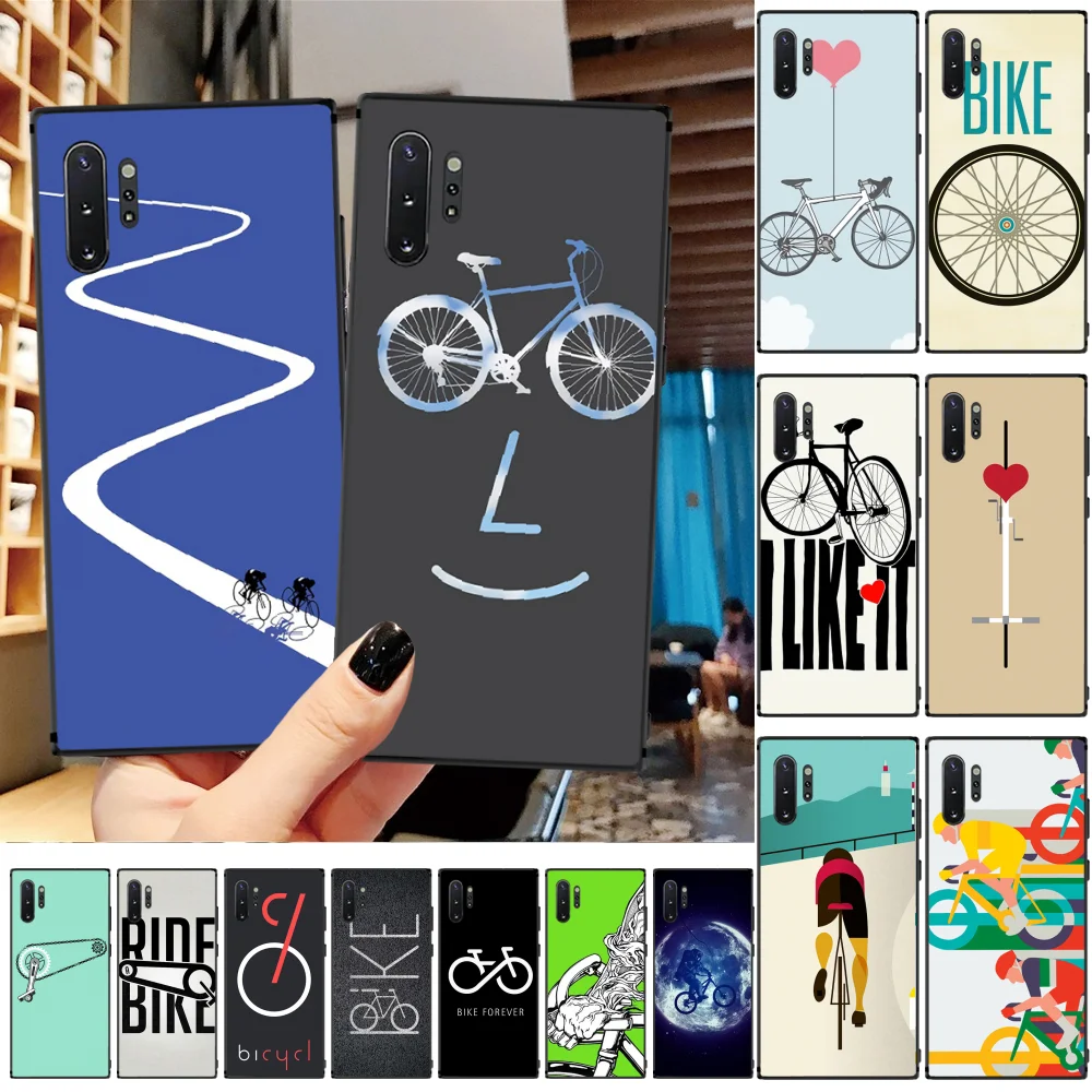 Reayou BIKE CYCLING art Customer High Quality Phone Case For Samsung A50 S10 Plus S10E Note9 Note8 7 10 Pro | Мобильные телефоны и