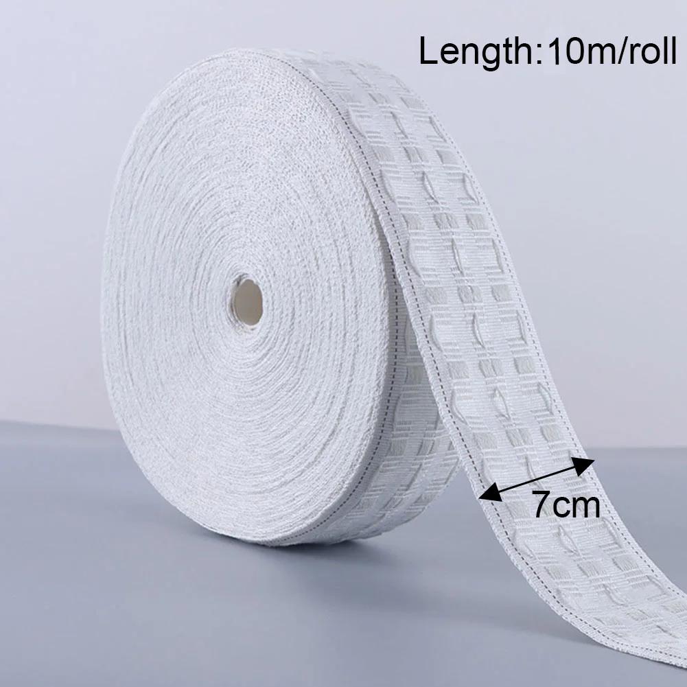 

10M Tape Cloth Belt Eyelets Pull Punching Hook Pleat Grommet Curtain Ring Curtain