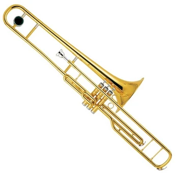 

Gold lacquer C key Piston Valves Trombone