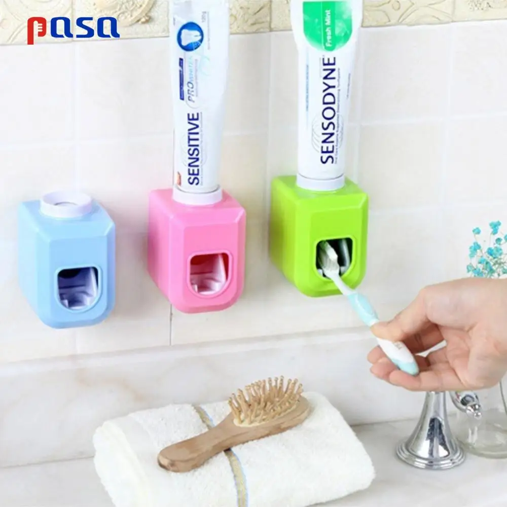 Hands Free Автоматический соковыжималка зубная паста труба прокатки выдавливать настенное крепление аксессуары зубная щетка для ванной комнаты наборы
