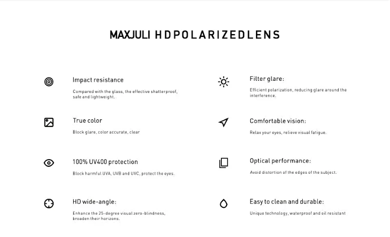 MAXJULI Quadratische, übergroße, polarisierte Sonnenbrille für XL-große Köpfe, Herren, Retro-Vintage-Sonnenbrille, UV-Schutz, Angeln_voghion.com