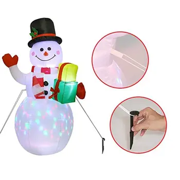 

Christmas Self-inflatable snowman lantern luminous decoration model LED lighting indoor and outdoor decoration