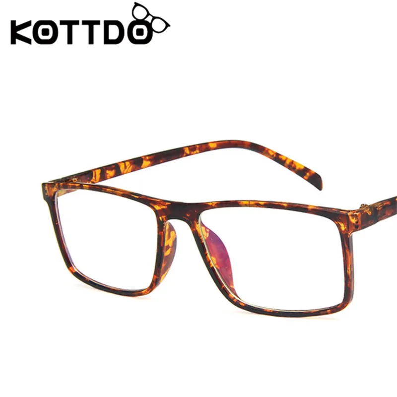 Мужские и женские квадратные очки KOTTDO винтажные оправы для очков по рецепту при