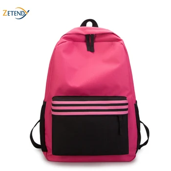 

Oxford Student Backpack Campus College Wind Version Harajuku Style Junior High School Stripe Pattern Softback High Quality bags
