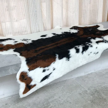

Cow Print Rug Rug Animal Pattern Carpet for Bathroom Living Room Skins Doormat Home