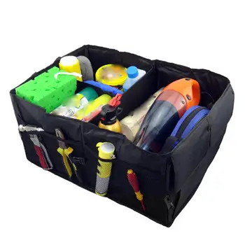 

Multifunctional Thick Car Storage Box Sundries Storage Bag Storage Large Capacity Beef Tendon Cloth Waterproof Bag