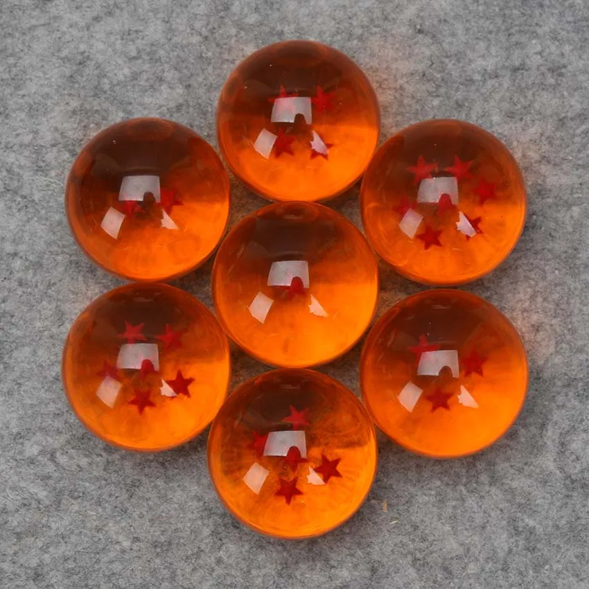 thumbnail image 1 of Bola de cristal de 7 estrellas, todos los tamaños, 3,5/4/5,7 cm, modelo de esfera de resina, regalo de Navidad para niños, 1 of 5