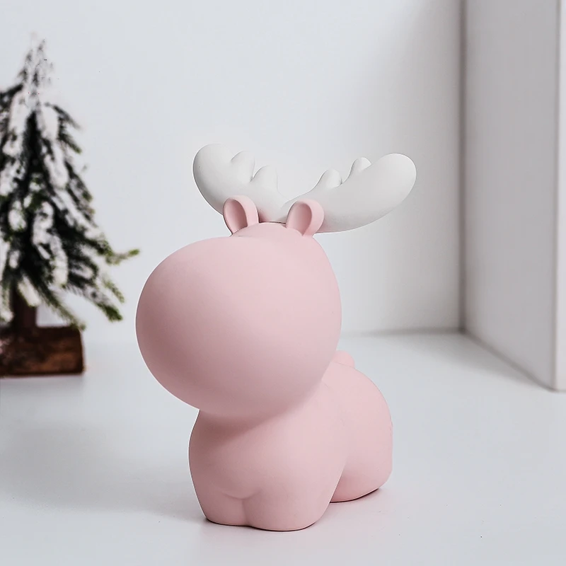 

Nordic Simple Modern Money Box Kids Deer Coin Bank Creative Cute Children Decorations Money Box Spaarvarken Savings Bank ED50MB