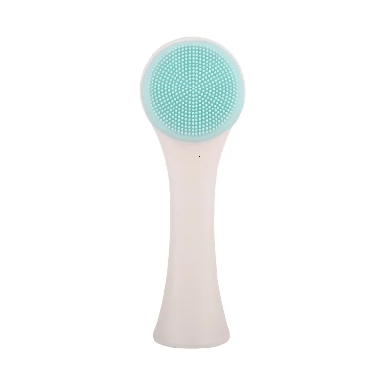 3D Scrub Face Wash Brush Double-Sided Silicone Cleansing Instrument Blackhead Deep Clean Tool Manual Soft Hair Cleaner - Цвет: Style 3