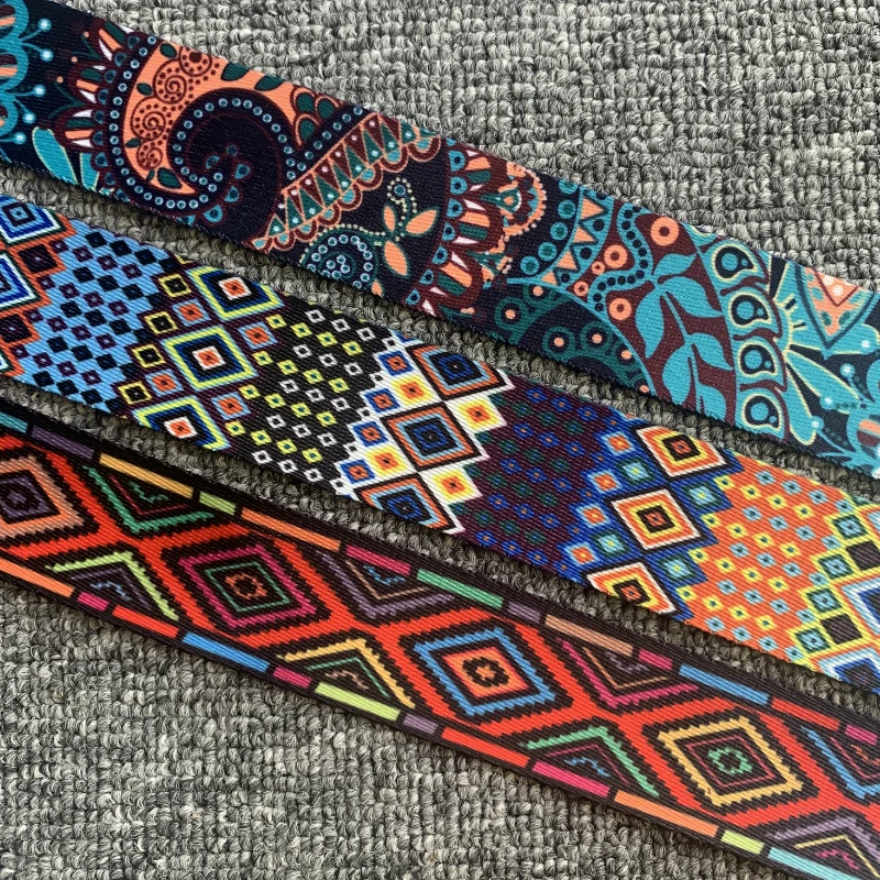 3YARD 38MM 1.5 INCH Ethnic Jacquard Webbing Bag Belt Ribbon for DIY Home Textile Clothing Belt Decor Sewing Accessories ribbon decoration ribbon supplies sewing ribbon webbing craft supplies fabric craft supplies webbing strap