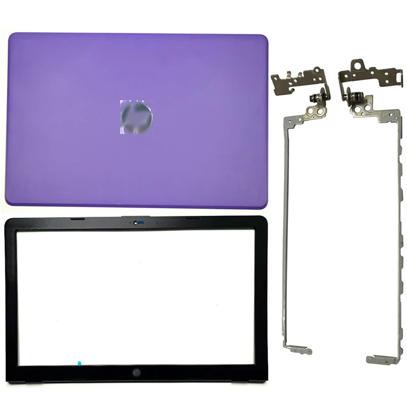 AB Hinges Фиолетовый Ноутбук lcd задняя крышка/передняя рамка/ЖК петли/нижний чехол для hp 15-BS 15T-BS 15-BW 15Z-BW 250 G6 255 G6 - Цвет: AB Hinges