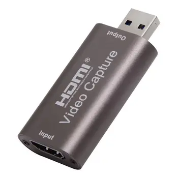 

Audio- Video Capture Card HDMI to USB 1080p USB3.0 Video Recorder Game Capture Card for Game Streaming Live Broadcasting
