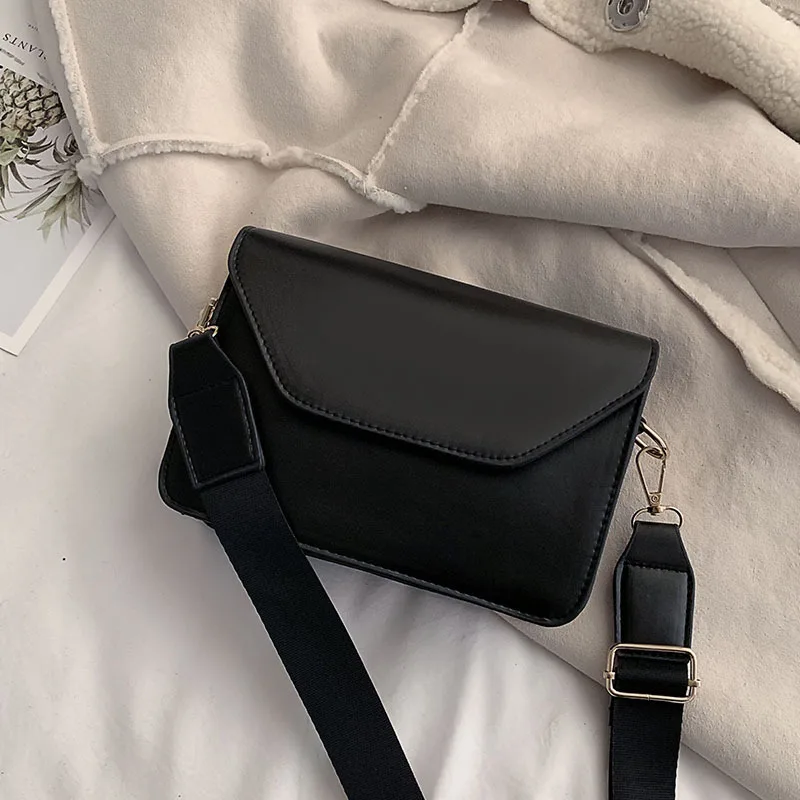 

2019 New Style Trend Korean-style Retro Poly Urethane Leather Simple Clutch WOMEN'S Shoulder Bag Over-the-shoulder Bag WOMEN'S B