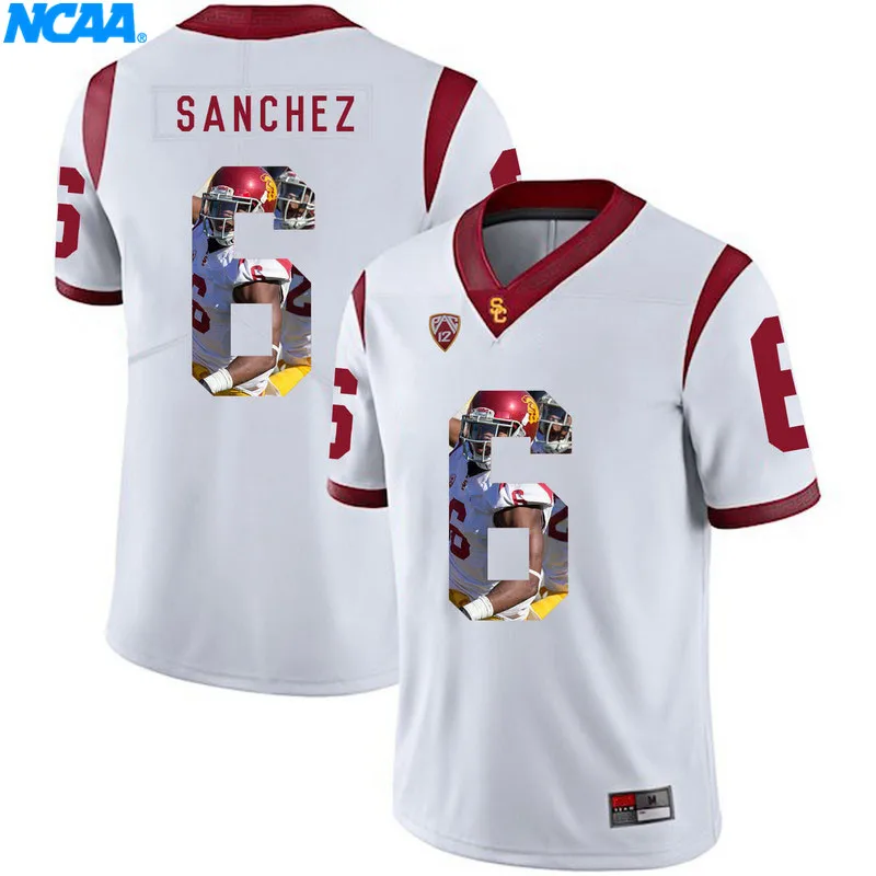 Новое поступление высокое качество Mark Sanchez#6 Marqise Lee#9 футболка ограниченной серии Майки S-XXXL