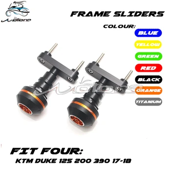 

Motorcycle CNC Aluminum Falling Protection Frame Sliders Crash Protector For KTM DUKE 390 2017 2018 17 18