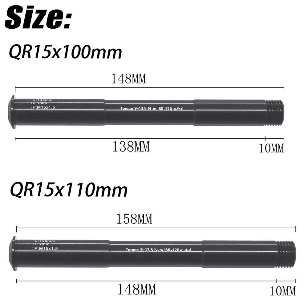 MTB вилка QR15x100 QR15X110MM через ось рычаг аксессуары для ROCKSHOX 38g, 15x100 QR15 15*100