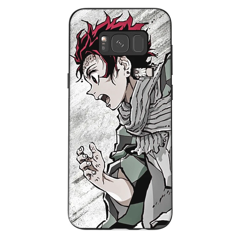 Мобильный чехол для телефона samsung A20E A70S A2 Core J4 J6 Plus Prime J8 J7 Duo Чехол аниме Demon Slayer Kimetsu no Yaiba милый