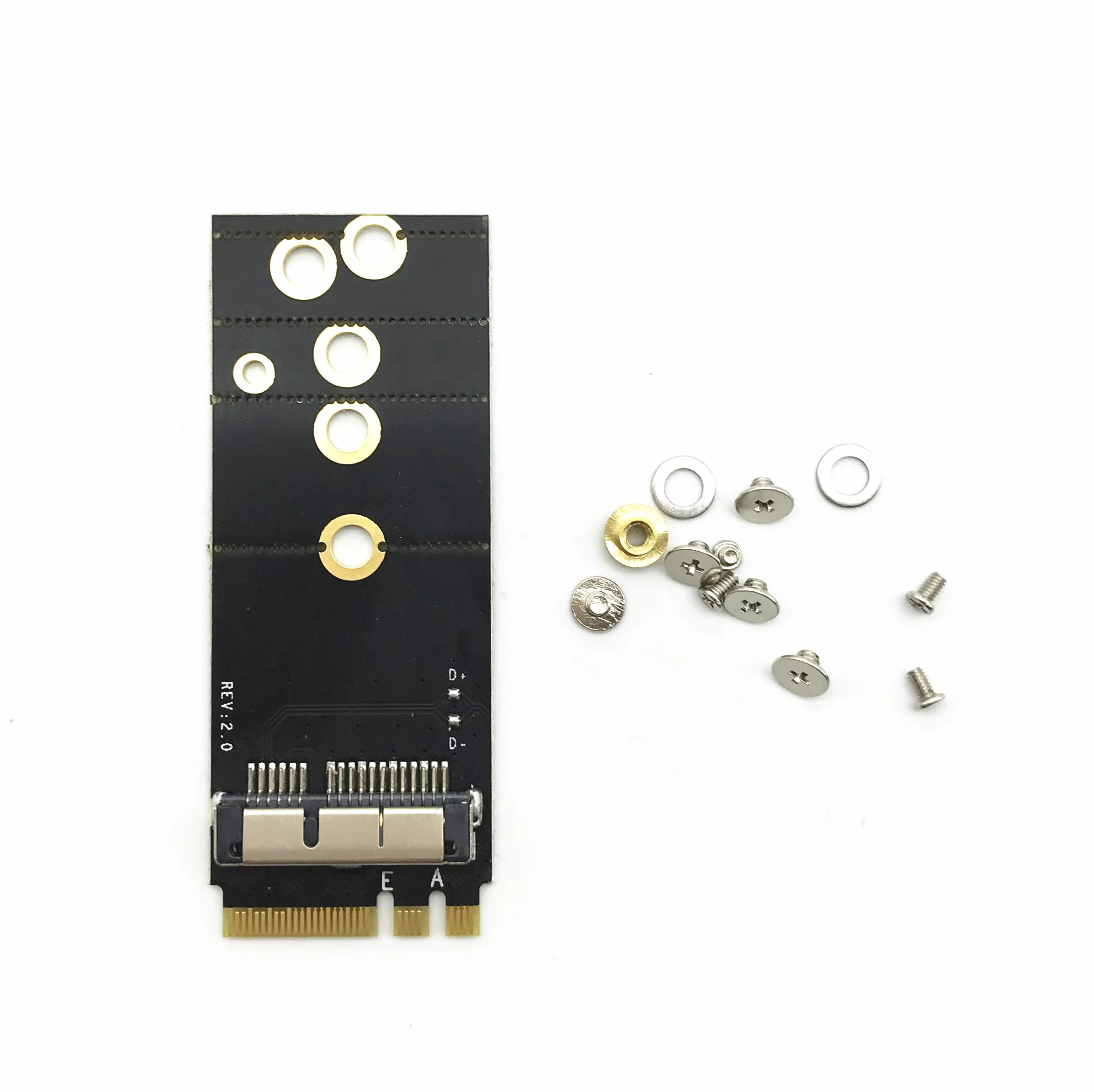 Broadcom BCM94360CS2/BCM943224PCIEBT2 12 + 6 контактная беспроводная карта для NGFF(M.2) ключ A/E адаптер