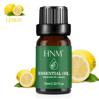 

HNM 10ML Pure Plant Essential Oils Aromatherapy Diffuser Rose Mint Lemon Tea tree Orange Lemongrass Bergamot Oil Purifying air