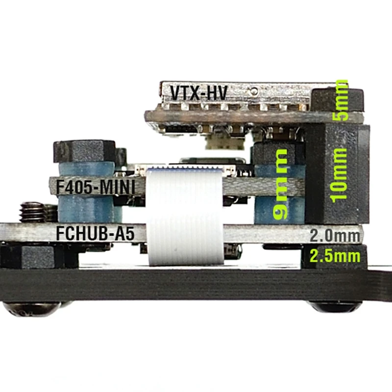 F4 F405 мини-Контроллер полета интегрированный OSD 32K Gyro 32M Flash 20x20 Mm для радиоуправляемого дрона FPV Racing