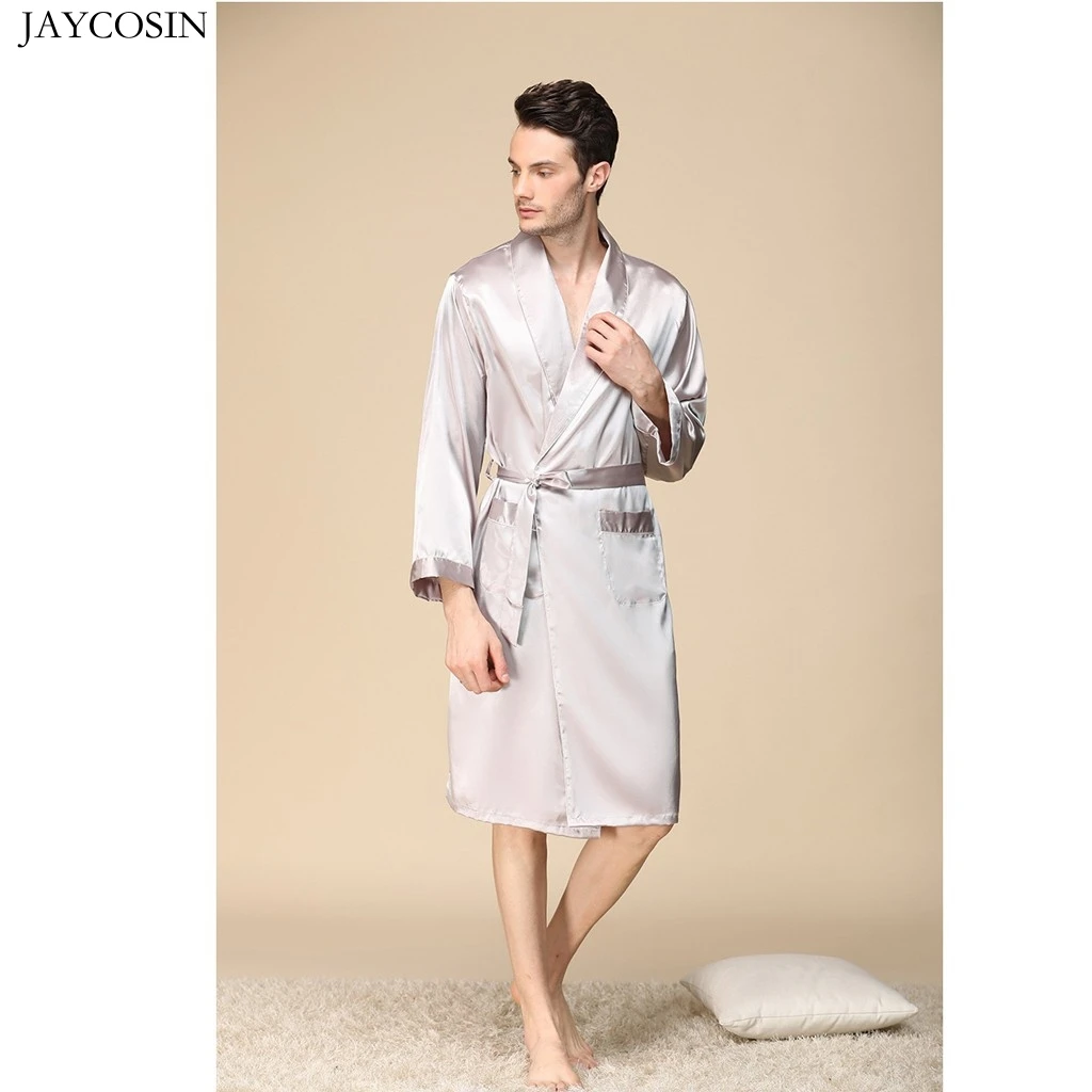 JAYCOSIN, модный мужской однотонный костюм с длинными рукавами, международная торговля, домашняя пижама, повседневная Осенняя Весенняя мужская одежда