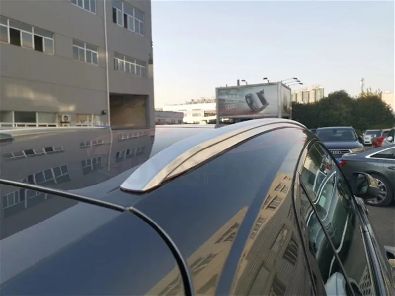 Серебряный алюминиевый багажник на крышу, пригодный для Audi Q8, багажник на крышу багажа