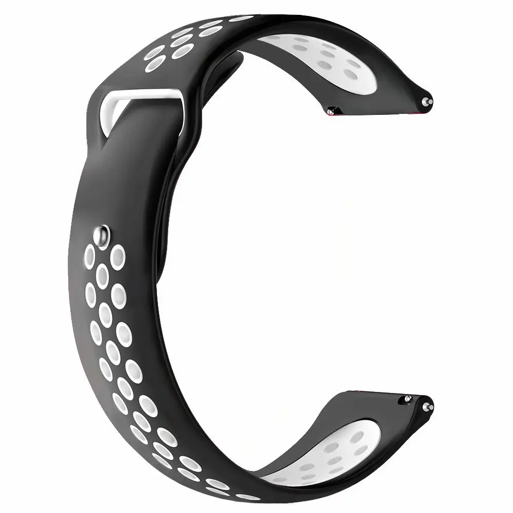 Мягкий спортивный силиконовый ремешок для samsung Galaxy Watch Active 2 40 мм 44 мм сменный Браслет умный ремешок для часов