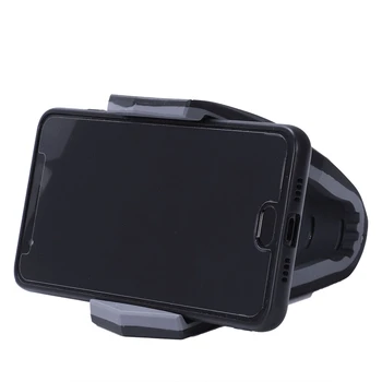 

Universal Crocodile Clip Car Dashboard Cell Mobile Phone GPS Mount Holder Stand, grey