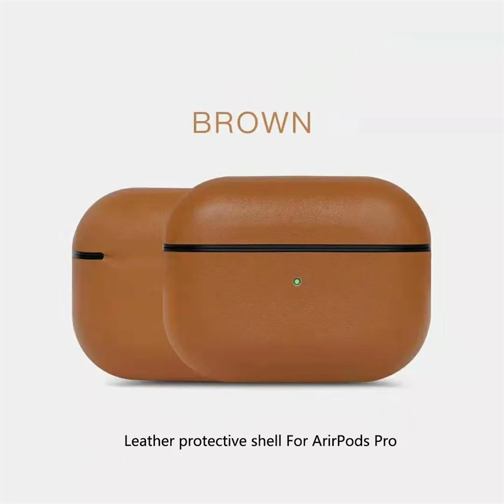 HIPERDEAL 5 цветов Чехол для AirPods Pro натуральная кожа Защитный чехол для наушников кожаный чехол защитный чехол для зарядки