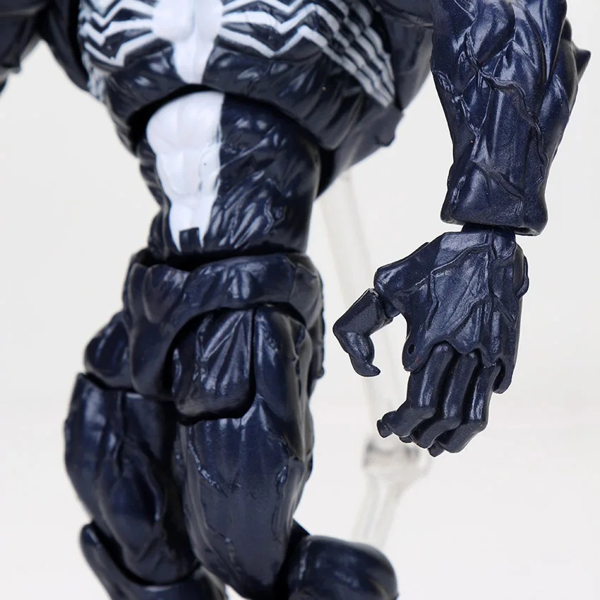 5 шт. Большая распродажа Marvel для тинейджеров Revoltech серии № 003 Venom ПВХ, движущаяся фигурка, Коллекционная модель, игрушка рождественские подарки оптом