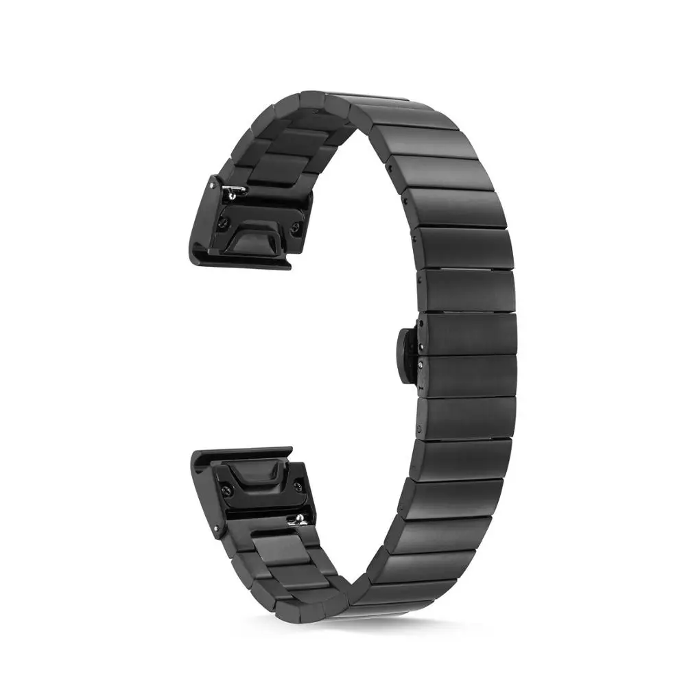 Ктаб Fenix 6X/5X плюс ремешок Металл Quick Fit 26 ремешок для наручных часов mm для наручных gps-часов Garmin Fenix 6X/6X Pro/5X/5X Плюс/stylo 3/3HR смарт-часов 22 мм для наручных часов Garmin Fenix 6/Fenix 6 pro/ fenix 5/Fenxi 5 Plus 20 мм Garmin Fenix 6S Fenix 5s/Fenx5S Plus