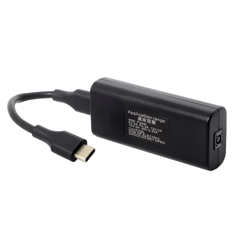 Топ Usb 3 1 type C к Dc 20 в 4 5 0 мм для D ell H p разъем питания Pd эмулятор триггер заряженный