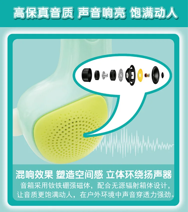 Deer Children Handheld KTV Bluetooth Microphone MP3 Early Education Toy Music Baby Singing Karaoke