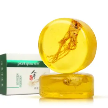 

100g Natural Ginseng Extract Essential Oil Handmade Soap Oil Control Revitalizing Skin Care Cleansing Moisturizing Refreshing