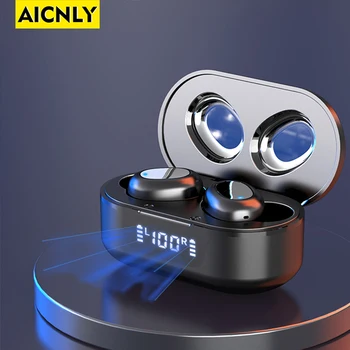 

AICNLY TW16 TWS Headphones Bluetooth V5.0 3D Stereo Sports Wireless Earphones with Dual Microphone, Auto connect PK I12 I90000