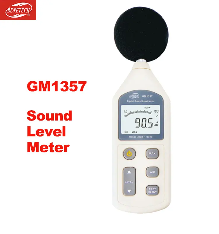 Handy Mini Digital Noise Meter Sound Level Measuring Instrument GM1357 New White Color |