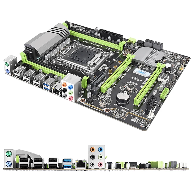 Делюкс Desktop материнских плат X79 Lga 2011 ЦП компьютера 4 канала игровые Поддержка M.2 E5-2680V2 I7 Sata 3,0 Usb 3,0 для Intel B75