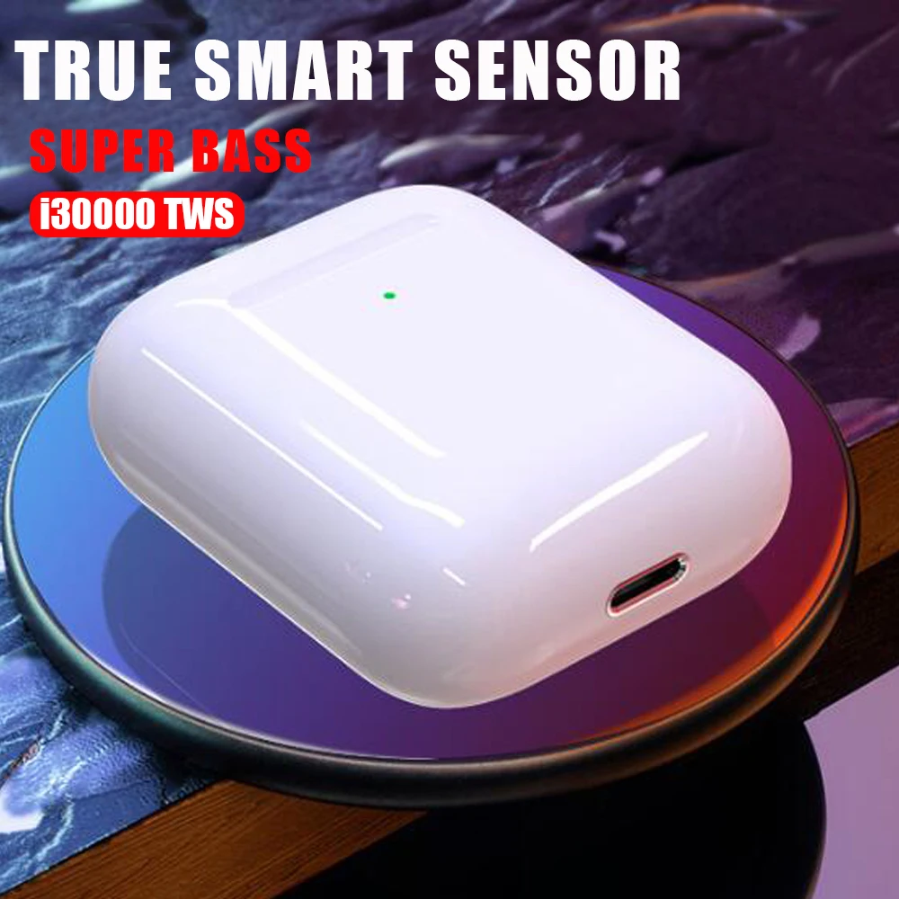 i30000 TWS Bluetooth 5,0 наушники спортивные настоящие беспроводные наушники сенсорные наушники PK W1 чип i9000 i10000 i20000 tws