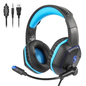 

Computer Gaming Headphones Wired Headset with Microphone 3.5mm Plug USB Audio Plug Stereo Earphone for PC Phone Laptop PS4 Gamer