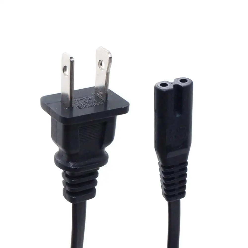 UL Listed 18AWG US 2 Slot выхода поляризованный штекер для IEC320 C7 8 Power Cord NEMA 1 15P до свинцовый