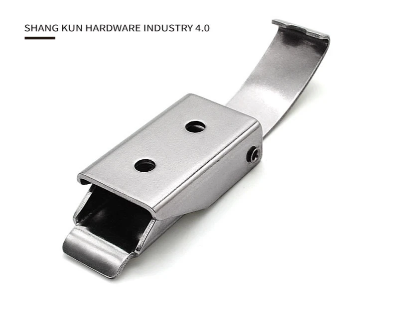 Industrial Hardware Stainless Steel Hasp Latch Lock Cabinet Mechanical Equipment Chains Fastening Buckle