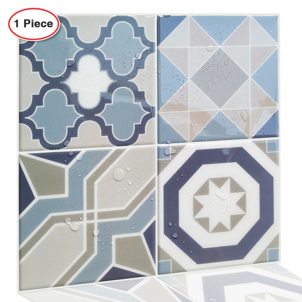 Самоклеящиеся обои виниловые наклейки с защитой от брызг 1 лист для кухни | Дом и