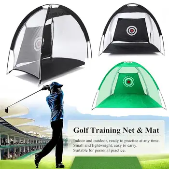 

1M/3M Foldable Golf Practice Net Practice Golf Hitting Nets With Carry Bag Golf Accessories For Indoor Outdoor Sports