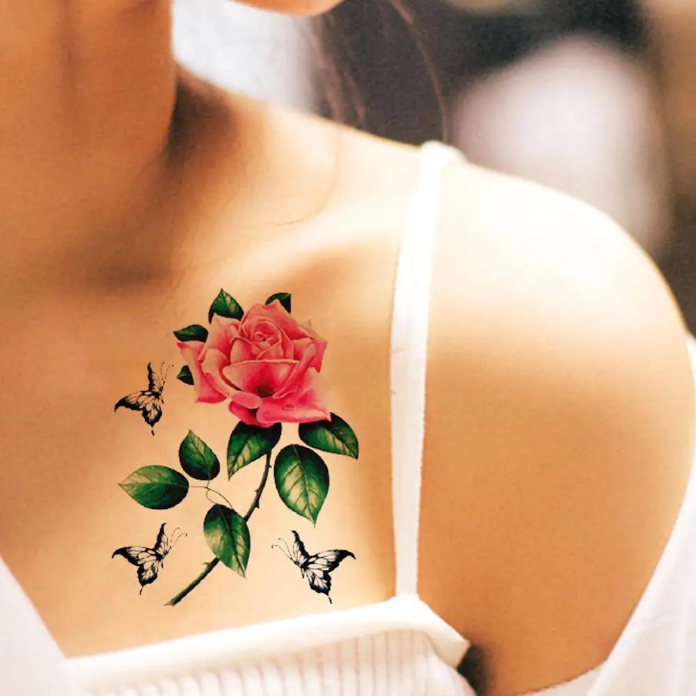 Black Weapon Gun Tattoo Stickers Women Arm Art Lovers Cool Temporary Fake Tatoos Arms Men | Красота и здоровье