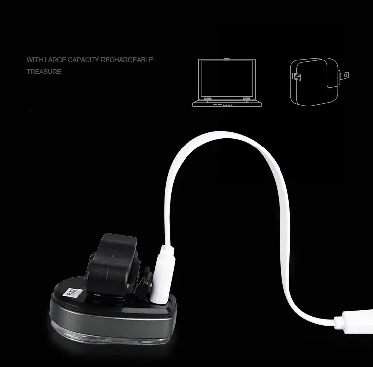 Machfally Смарт предупреждение USB зарядка ночной езды горный велосипед задний фонарь рюкзак свет горный велосипед аксессуары