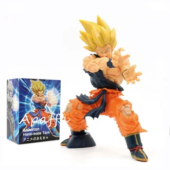 

18cm Anime Figure Toy Dragon Ball Z Son Goku Super Saiyan Kakarotto Shock PVC Action Figure Toys DBZ Collectible Model Doll Gift